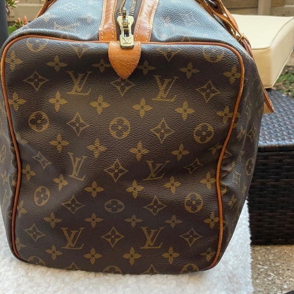 Vintage Louis Vuitton Monogram Sac Souple 45 Square Duffle Travel Bag Carryon - Picture 2 of 7